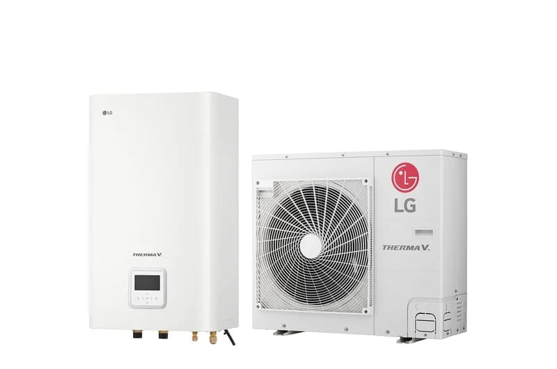LG THERMA V R32 Split · HU091MR + HN091MR · R32 Split · separate Inneneinheit